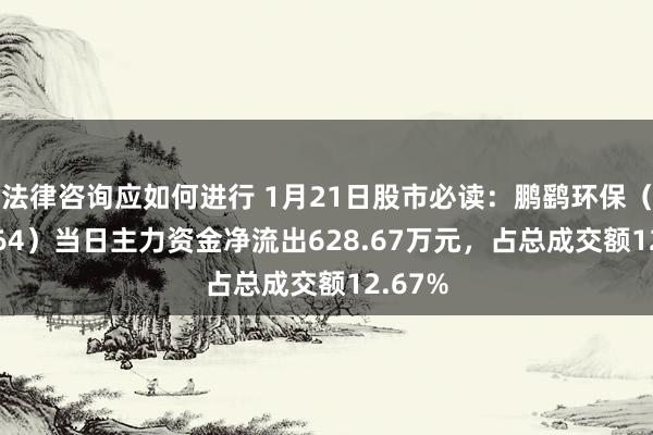 法律咨询应如何进行 1月21日股市必读：鹏鹞环保（300664）当日主力资金净流出628.67万元，占总成交额12.67%